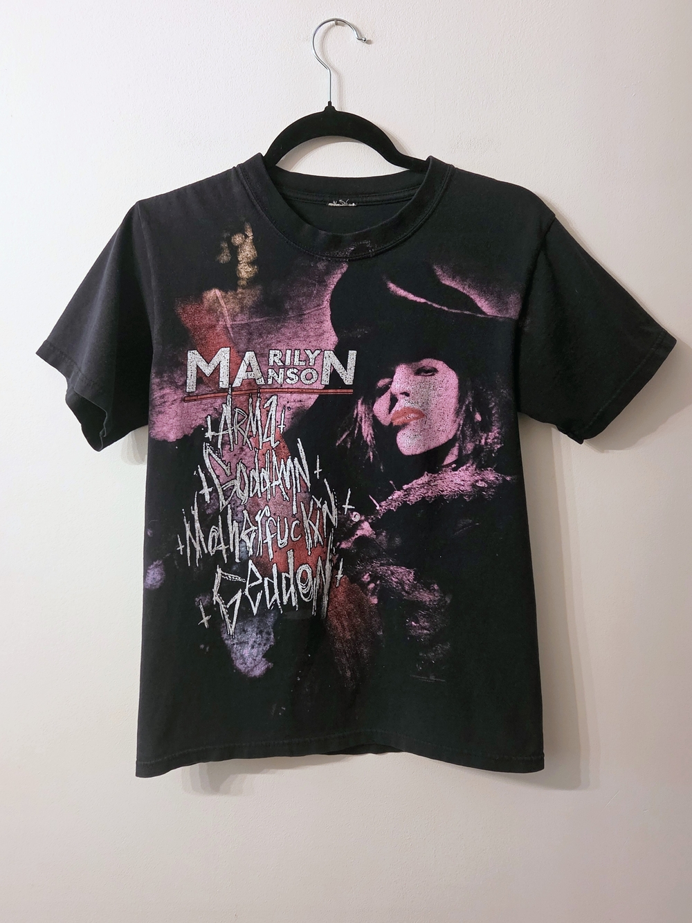 Marilyn Manson 2009 We're From America Concert Tour T-Shirt